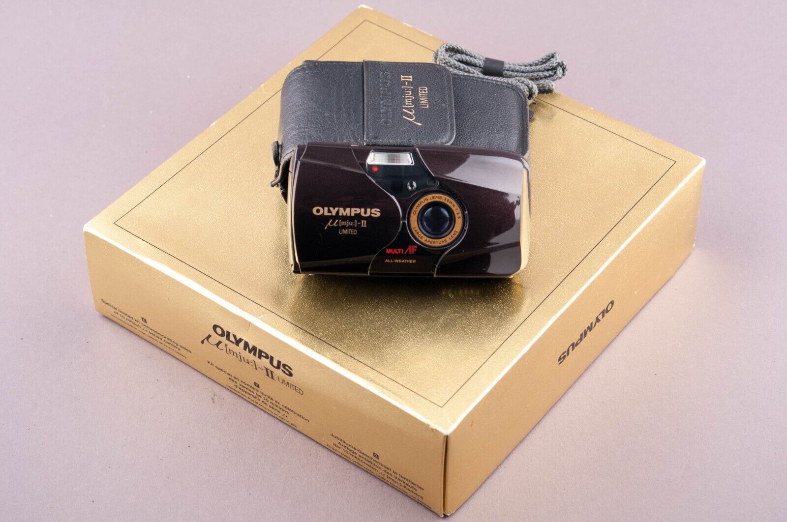 Olympus Mju II Limited Edition 35mm Point and Shoot Film Olympus Mju II Limited Edition 35mm Point and Shoot Film