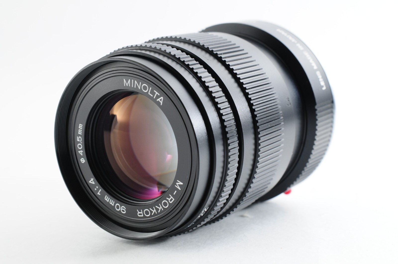 MＩＭＯＬＴＡ ―ＲOＫＫＯＲ ９０㎜ Ｆ１：４ Exc+5] Minolta M-ROKKOR 90mm F/4 1:4 LENS LEICA M Mount