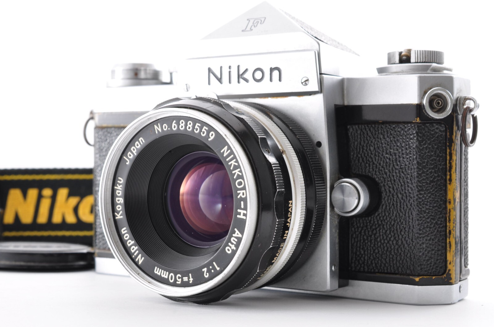 Nikon F Eye Level Silver / Nikkor H Auto 50mm f/2 Exc+++
