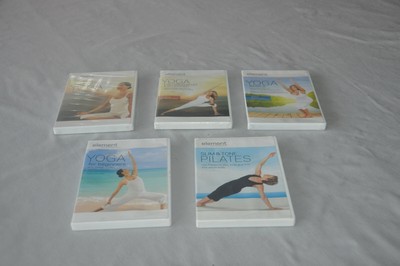 Lot of Five (5) Element Yoga and Pilates  DVD  