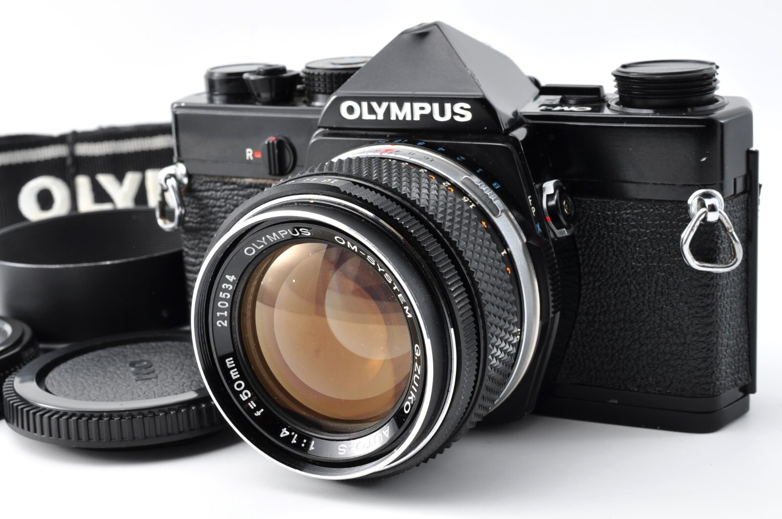 【動作確認済】OLYMPUS OM-1 / G.ZUIKO 50mm F1.4 Olympus Zuiko 50mm F/1.4 OM Mount Manual Focus Lens {49