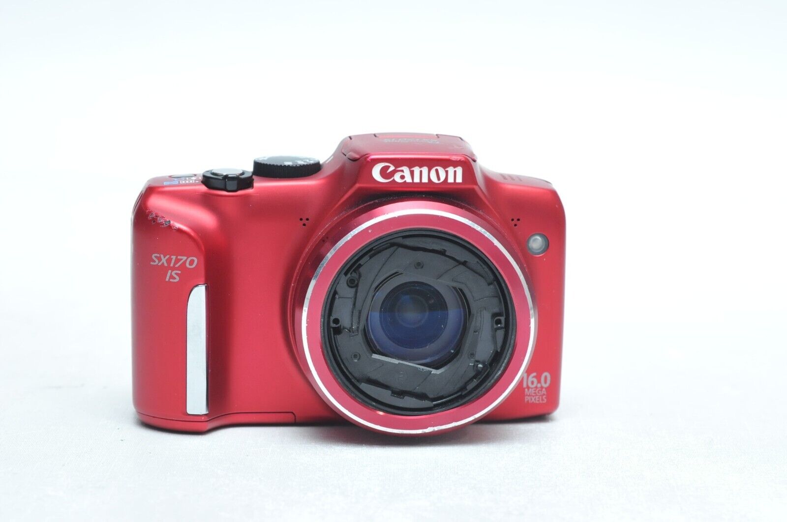 Canon PowerShot SX170 IS 16.0 MP Digital Camera Red *Fair Canon PowerShot SX170 IS 16.0 MP Digital Camera Red *Fair