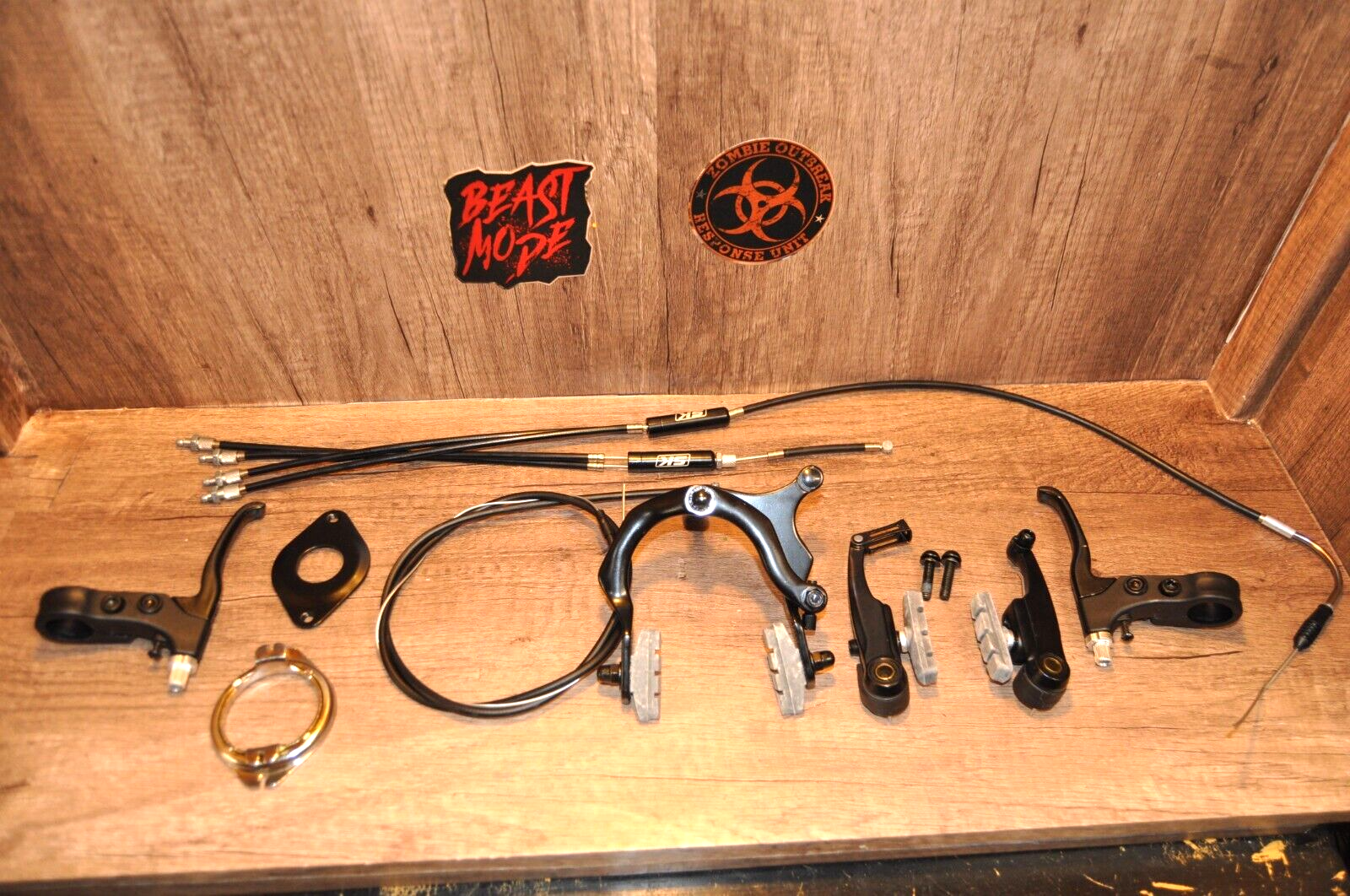 20' BMX Brake Gyro Brake Set BMX Brake Lever Cable & Brake set For BMX Bikes