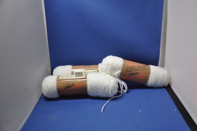 3 Skeins Caron Dazzle Sports Yarn White