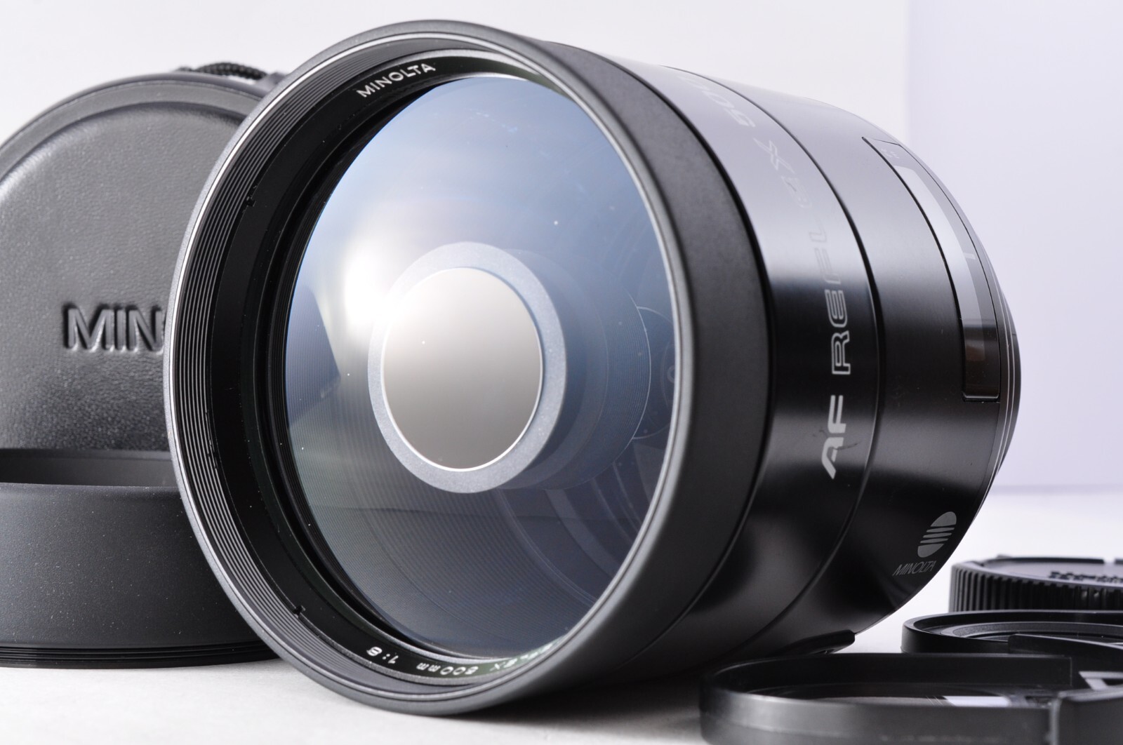 Near Mint MINOLTA AF REFLEX 500mm f/8 w/ ND-4 Telephoto Lens