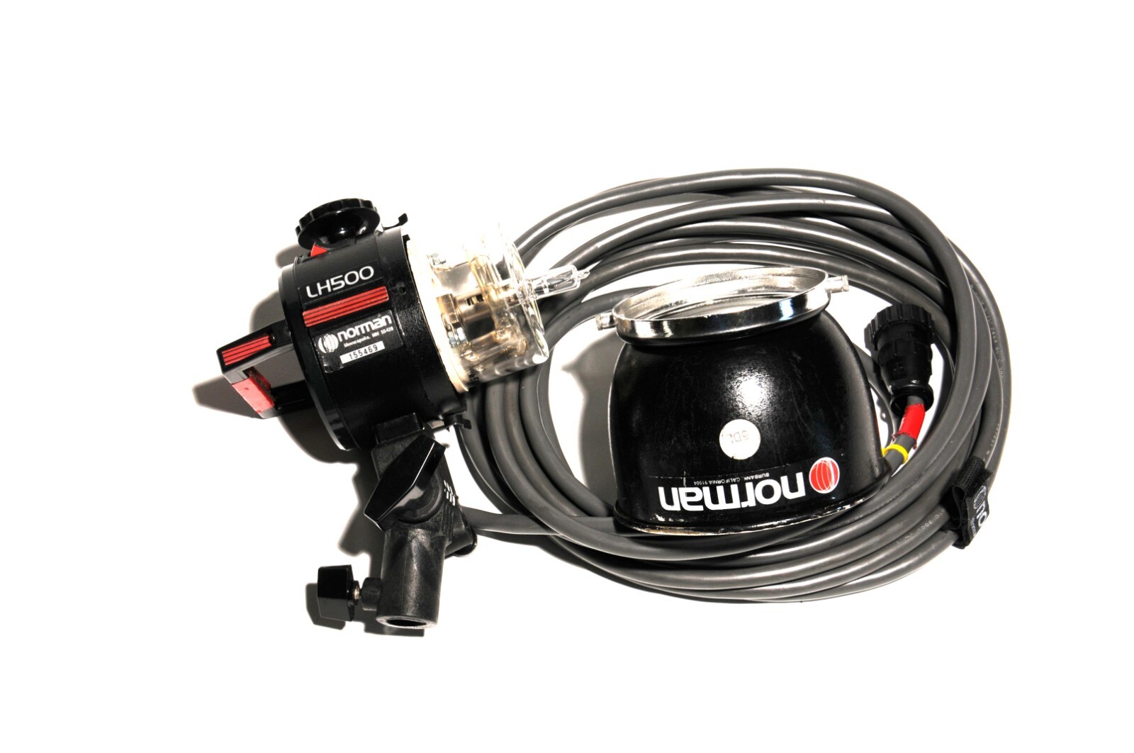 h Norman P808 Power Pack 500 W/ 5 LH500 Flash Heads