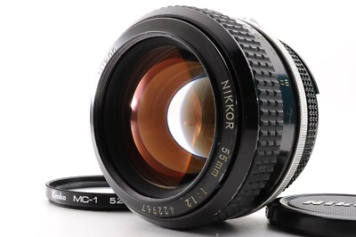 Nikon Ai Nikkor 55mm f/1.2 MF Prime Lens for F mount from Japan