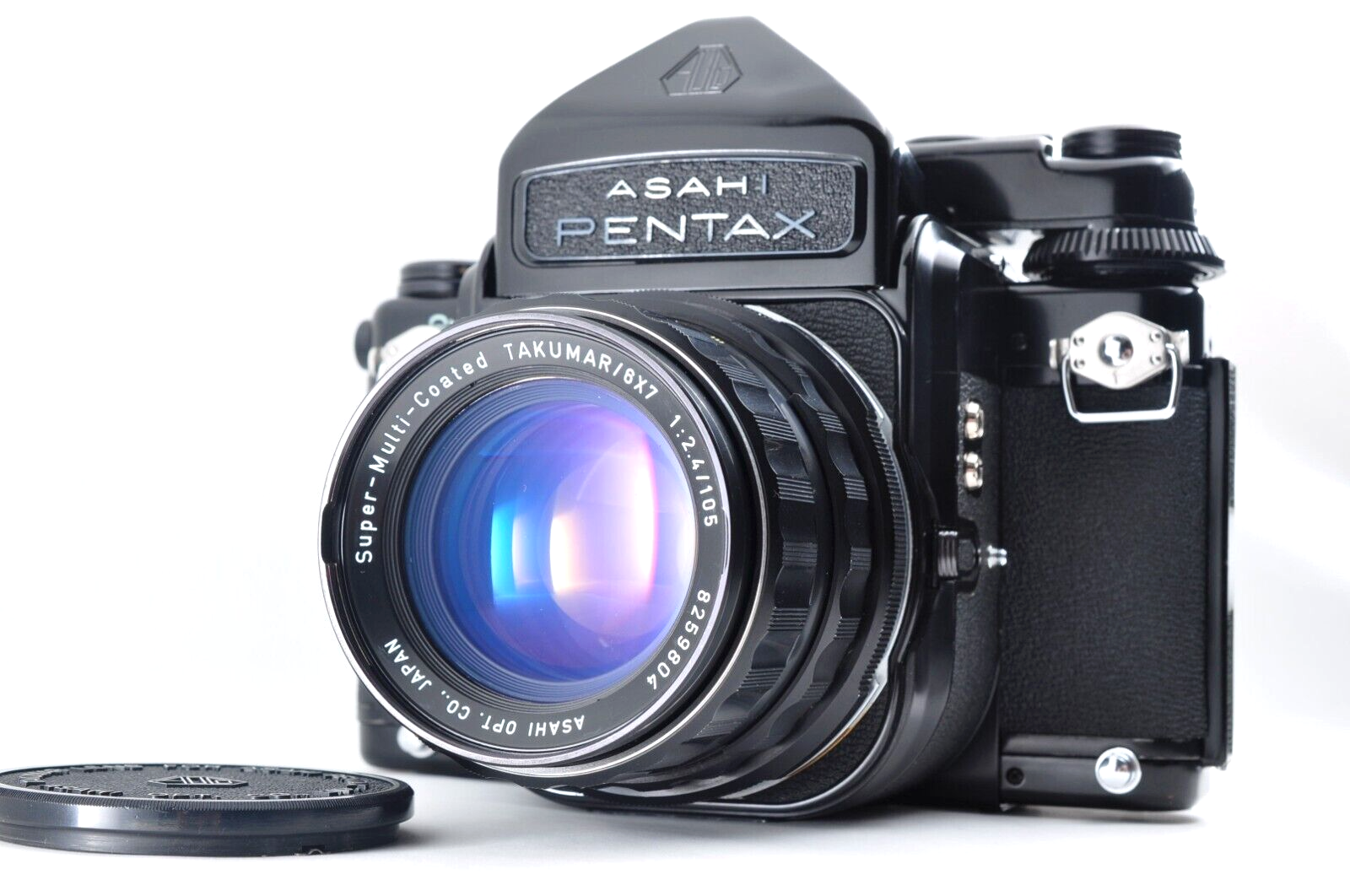 ☆完動品☆ Pentax 6x7 TTL SMC 105mm f2.4 8070 Pentax 6x7 Film Camera TTL Late Model + SMC T 105mm F2.4