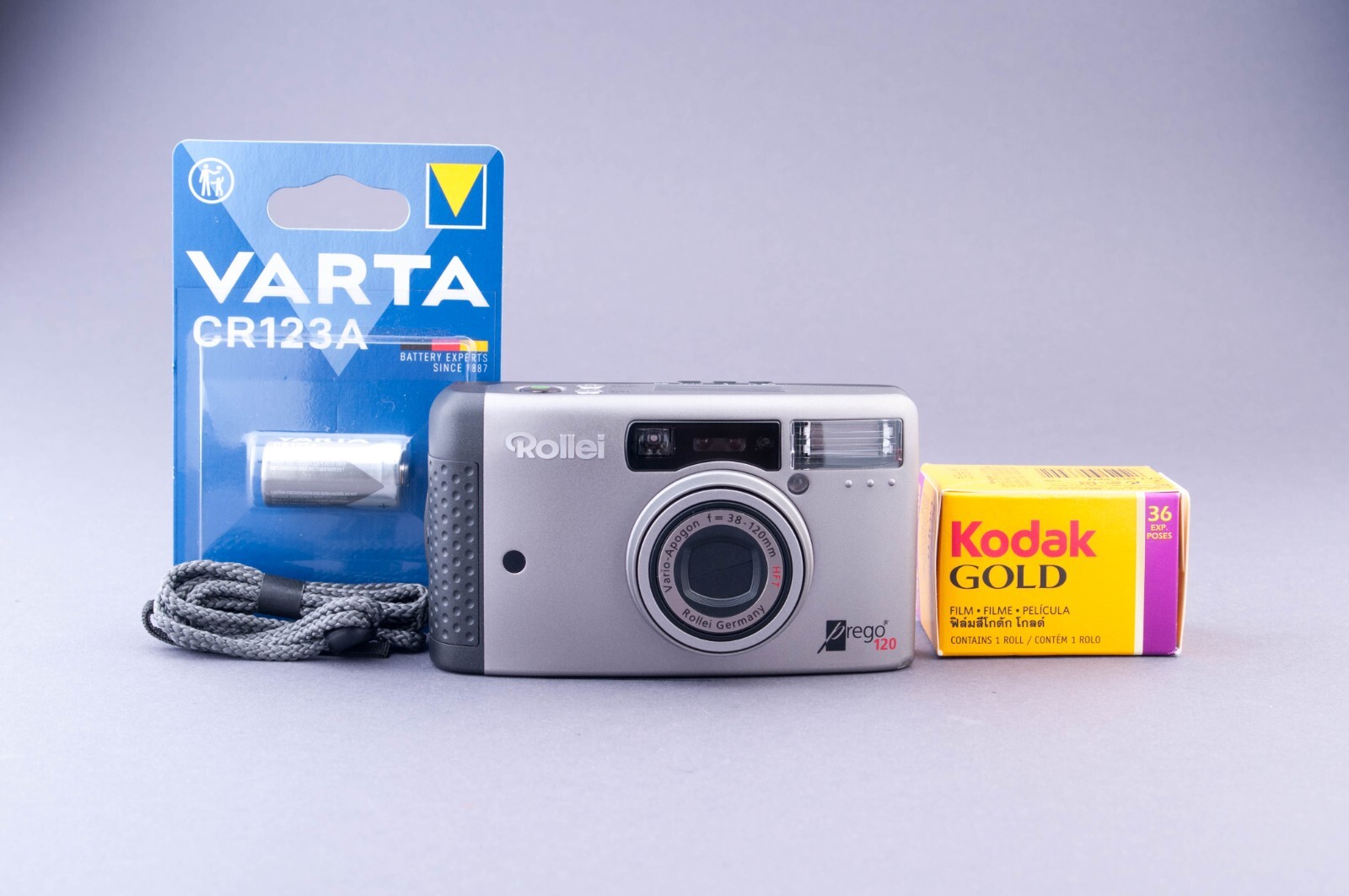Rollei Prego 120 35mm Point & Shoot Film Camera | Silver