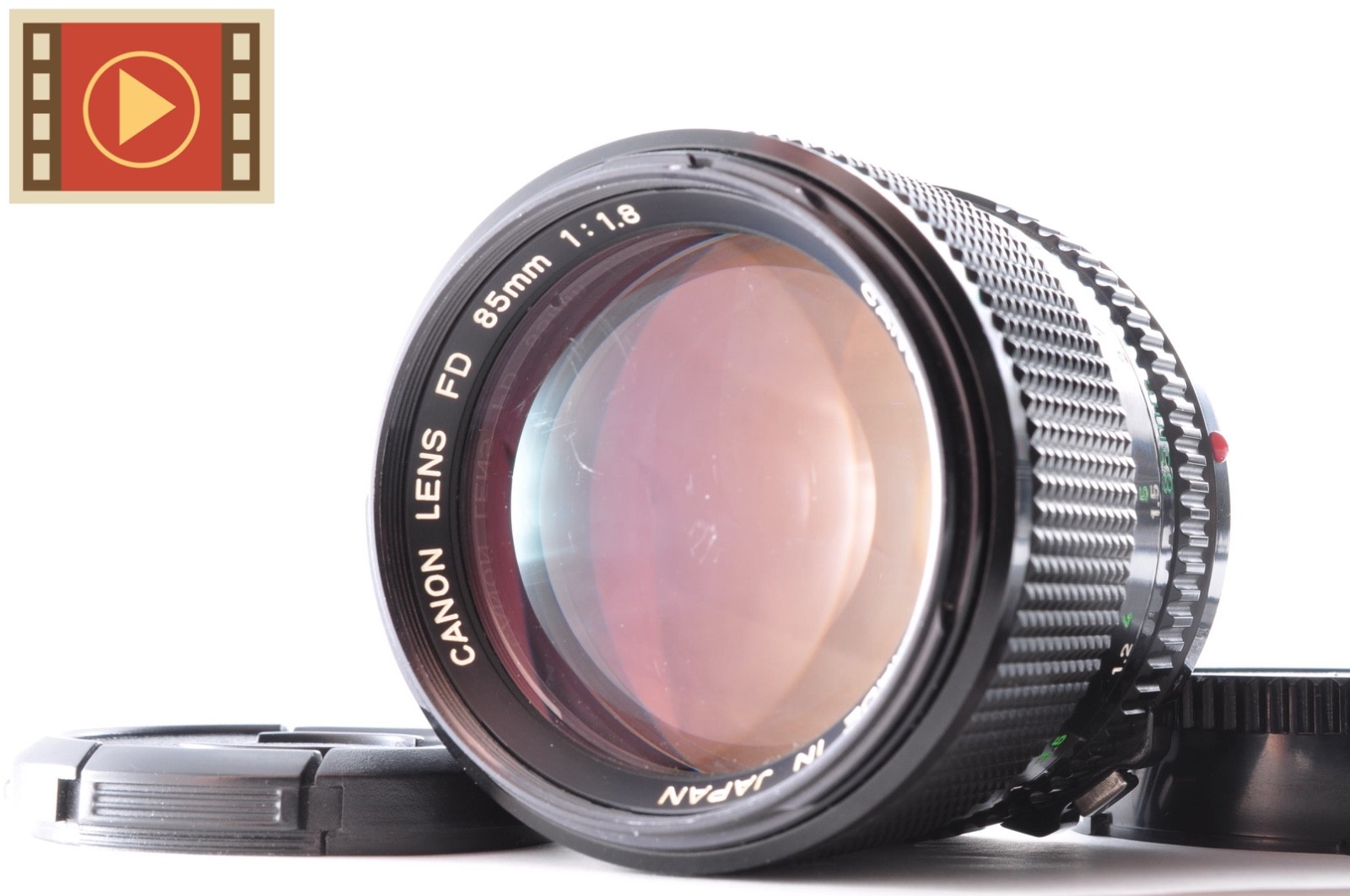 A1973 キャノン CANON LENS FD 85mm 1:1.8 🎦 Canon New FD NFD 85mm F/1.8 Portrait MF Lens For FD Mount