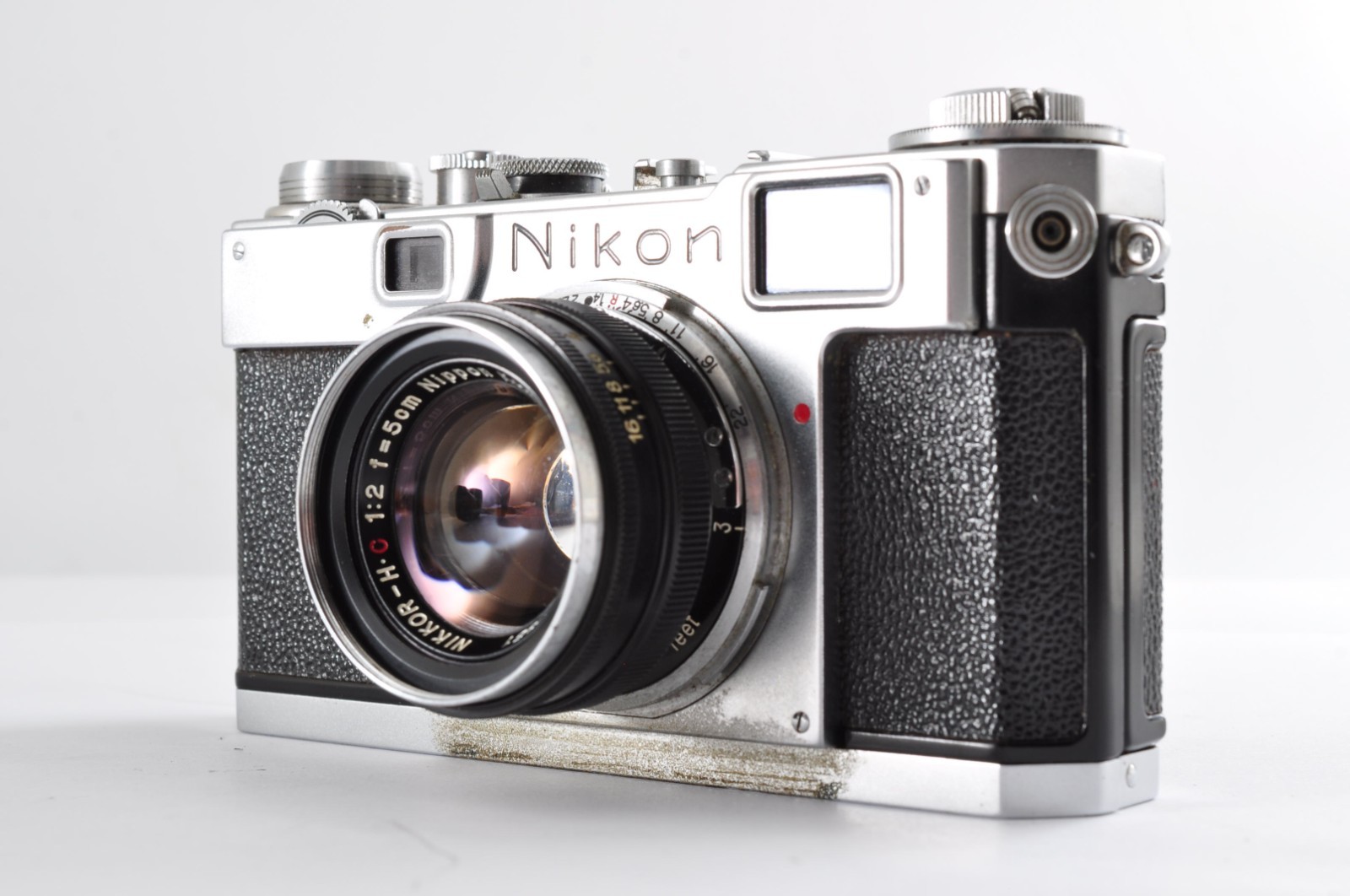 Nikon S2 Late Rangefinder w/Nikkor-H.C HC 5cm 50mm f2 [Exc+3