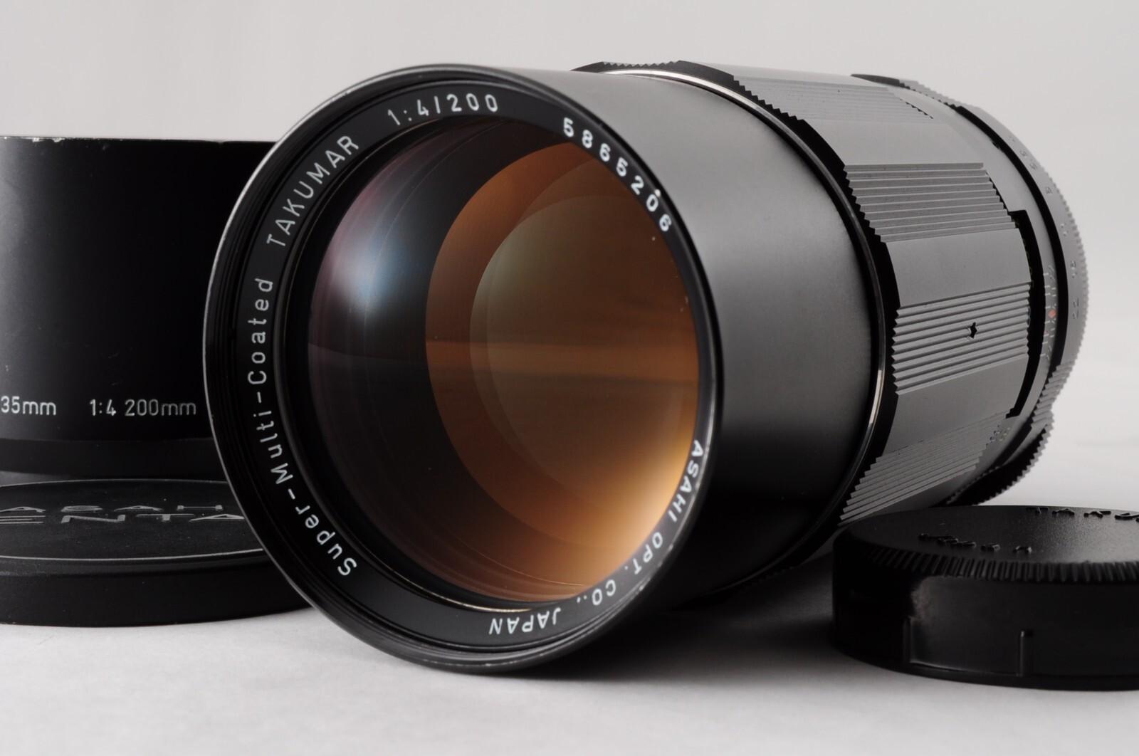 PENTAX - PENTAX SMC Takumar 1:4 200mm M42マウント Near Mint Pentax SMC Takumar 200mm F/4 MF Telephoto Camera