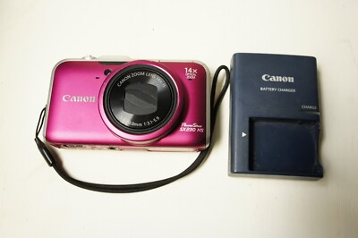 Canon PowerShot ELPH 100 HS / IXUS 115 HS 12.1MP Digital Camera - Pink