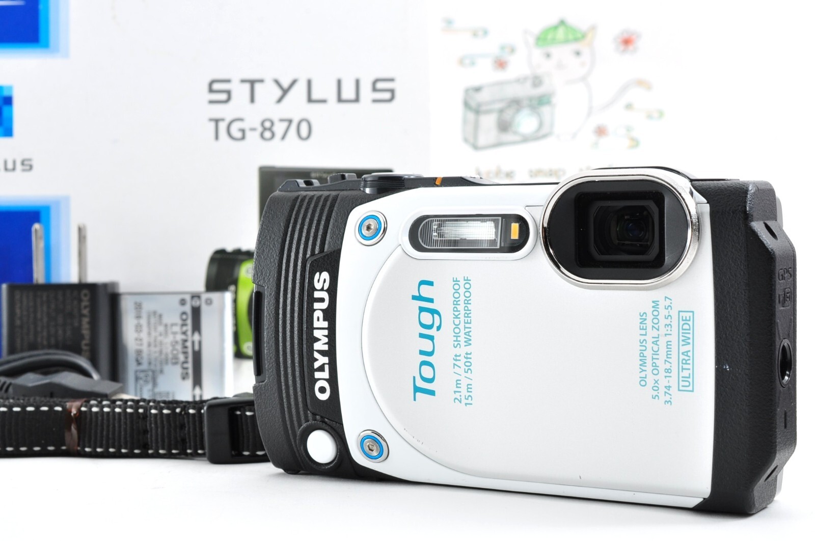コンパクトデジタルカメラ OLYMPUS - OIYMPUS STYIUS TG-870 STYLUS TG-870 Tough | 防水デジタルカメラ T(Tough) シリーズ