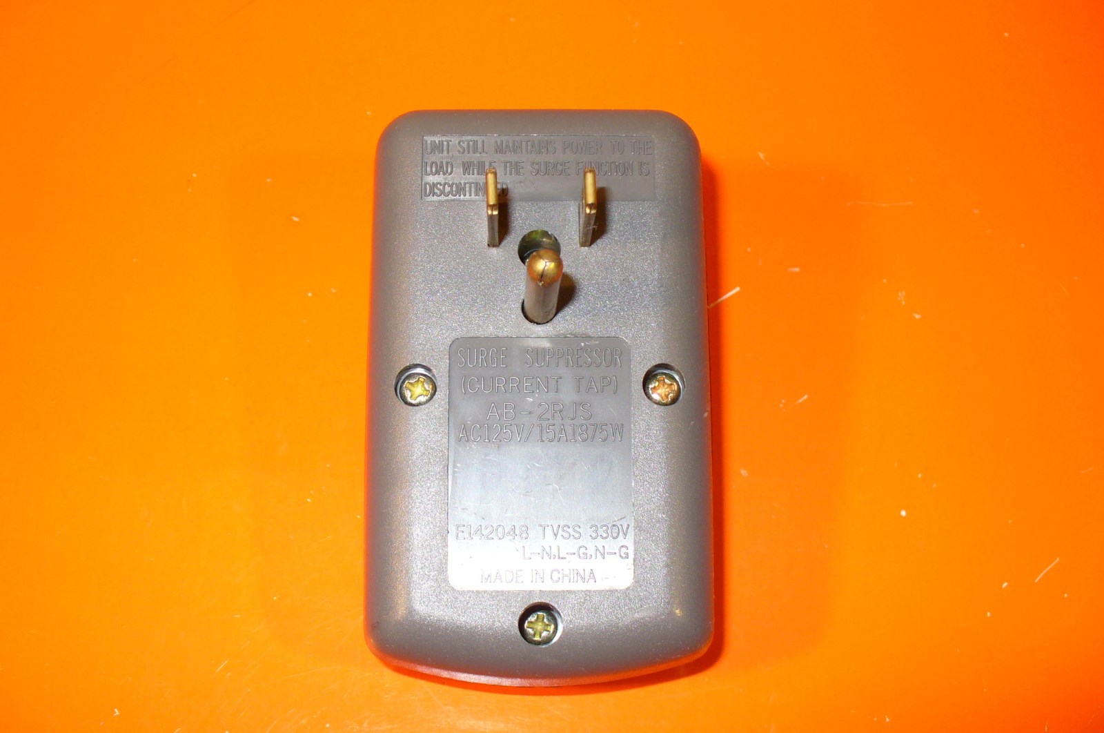 GENERIC SINGLE SURGE SUPPRESSOR AB-2RJS UL LISTED