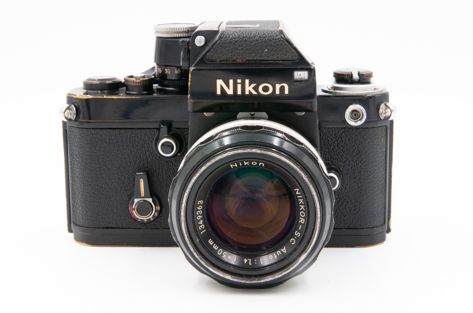 Nikon F2 Photomic Black 35mm SLR Camera w/Nikkor 50mm f1.4