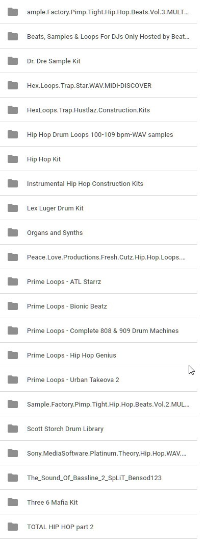 Hip Hop Trap Mega Big Sound WAV Samples Loops Library Packs