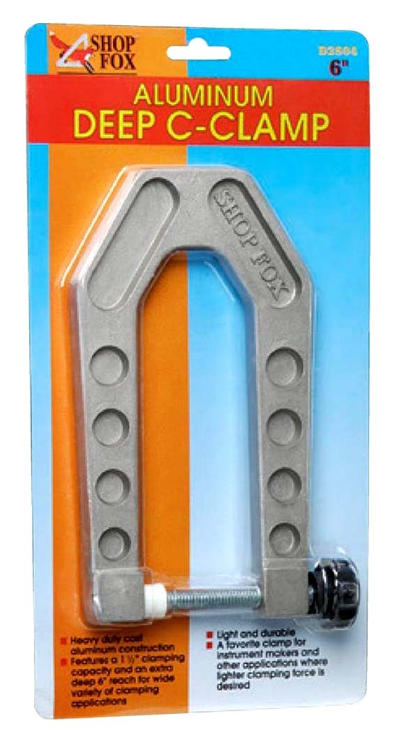 6" Deep Throat Aluminum CClamp Guitar Bridge Luthier