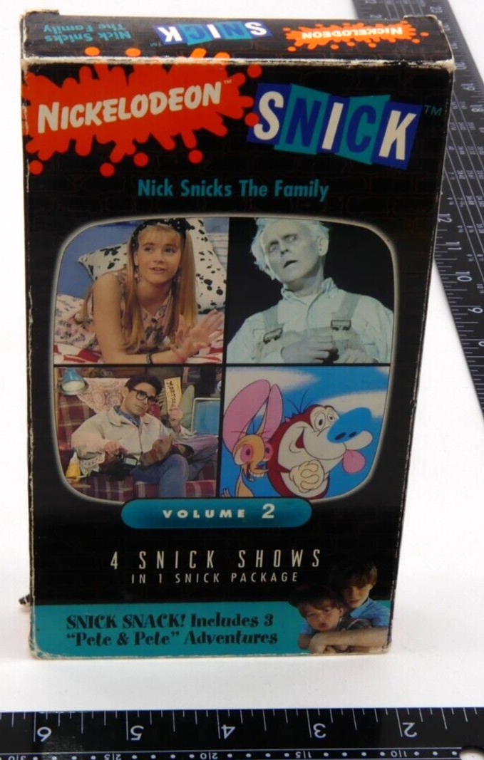 テレビ nicknicknick Nickelodeon Snick - V. 1 - Nick Snicks Friendship (VHS, 1993