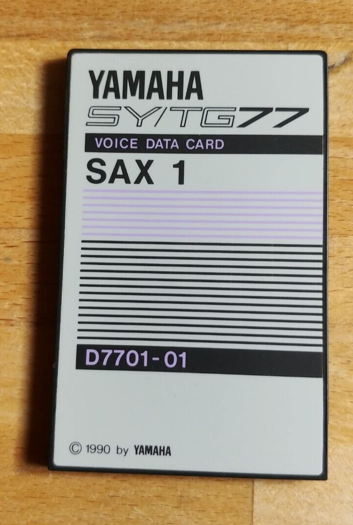 SY77 (YAMAHA ) 生福 ACT.1 VOICE DATA CARD SY77 (YAMAHA ) 生福 ACT.1 VOICE DATA CARD YAMAHA SY77 VOICE