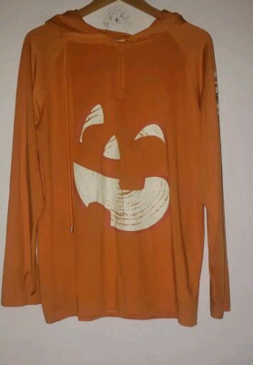 Sour Fish Events Gourdy's Pumpkin Run Long Sleeve 1/4 Zip Pullover Large 2022