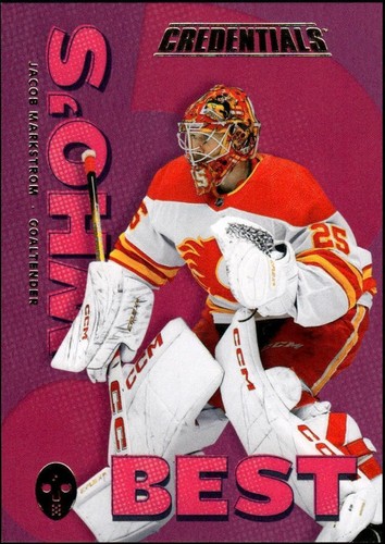 2023-24 Upper Deck Credentials - Jacob Markstrom #WB-JM