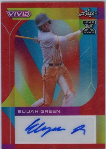 2022 Leaf Vivid - Elijah Green #BA-EG1