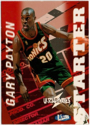 1997-98 Fleer Ultra Ultrabilities Starter Gary Payton Insert