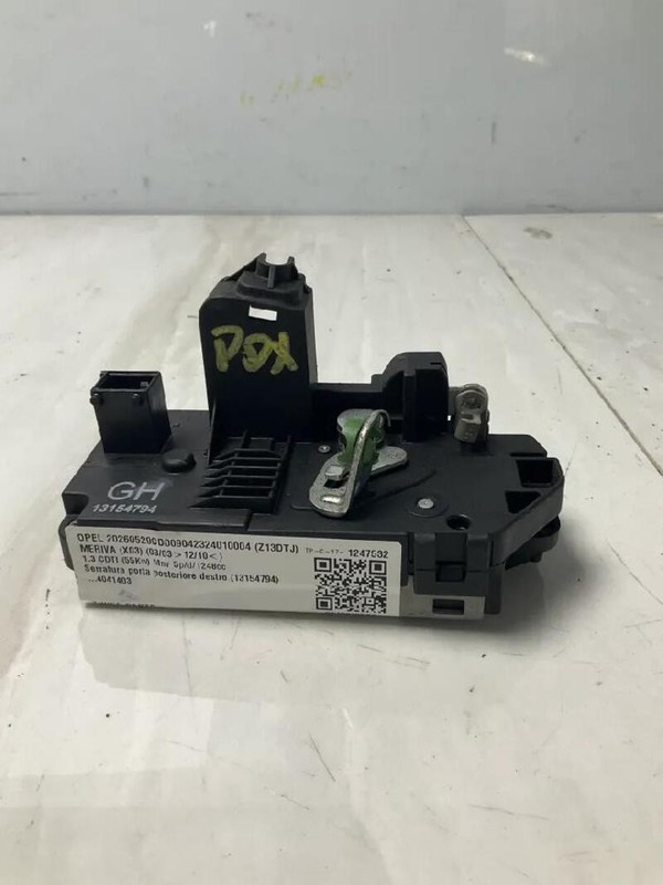13154794 SERRATURA PORTA POSTERIORE DESTRO OPEL MERIVA (X03) (03/03>12/10<) 1.3