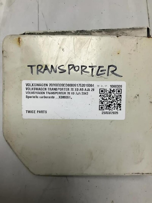 SPORTELLO CARBURANTE VOLKSWAGEN TRANSPORTER 70 X0 AB AJA 20K2