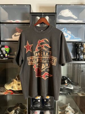 Hellstar Studios Biker Black Short Sleeve Unisex T-shirt Reprint S-5XL KH6393