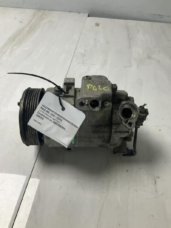 6Q0820803DX COMPRESSORE A/C VOLKSWAGEN POLO (9N) 1.4 TDI (55KW) BER. 3P/D/1422CC