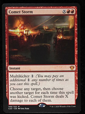 Magic TCG - Commander 2020 - Comet Storm - 148/322 - Mythic - Finish LP/NM