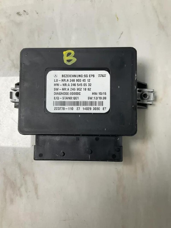 CENTRALINA FRENO STAZIONAMENTO ELETTROMECCANICO MERCEDES BENZ CLASSE B 180 CDI
