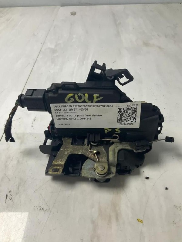 3B4839015AL SERRATURA PORTA POSTERIORE SINISTRO VOLKSWAGEN GOLF (1J) 1.6 BER