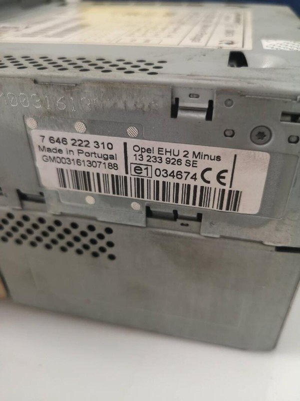 13233926 audio system cd radio 240103 for OPEL VECTRA C
