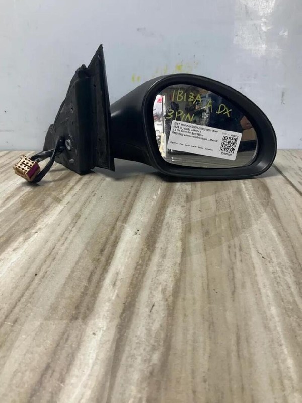 RETROVISORE ESTERNO COMPLETO DESTRO SEAT IBIZA (6L) (12/01>08/09<) 1.4 TDI
