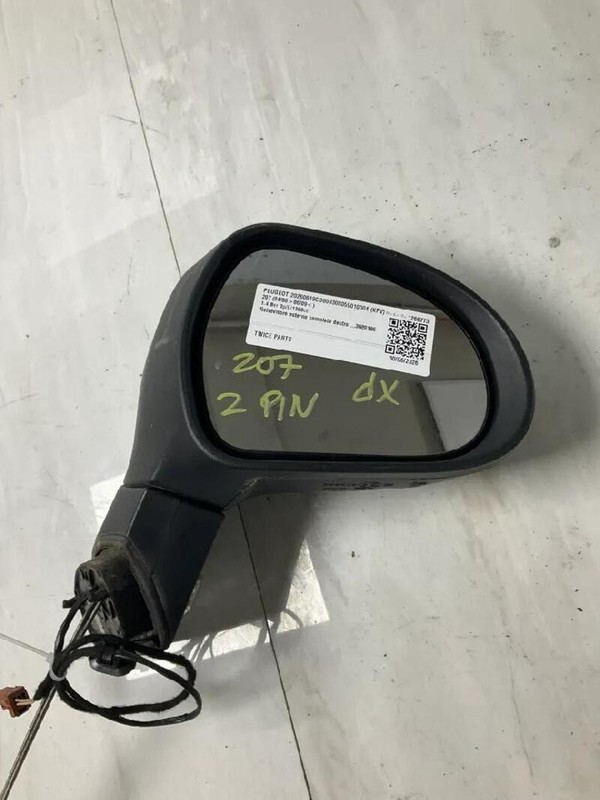 RETROVISORE ESTERNO COMPLETO DESTRO PEUGEOT 207 1.4 BER 3P/B/1360CC 96806158XT