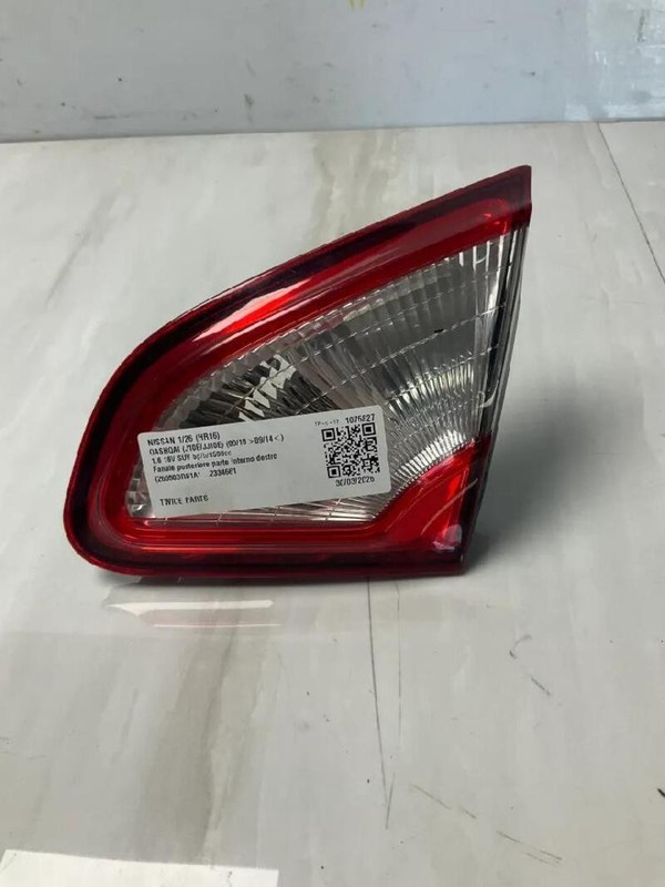 26550BR01A FANALE POSTERIORE PARTE INTERNO DESTRO NISSAN QASHQAI (J10E/JJ10E)