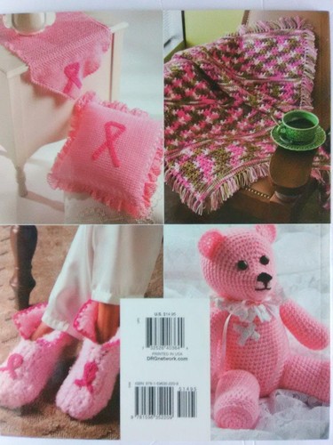 2008 Annie's Attic Crochet for the Cure - Think Pink - hats, scarves, shawls