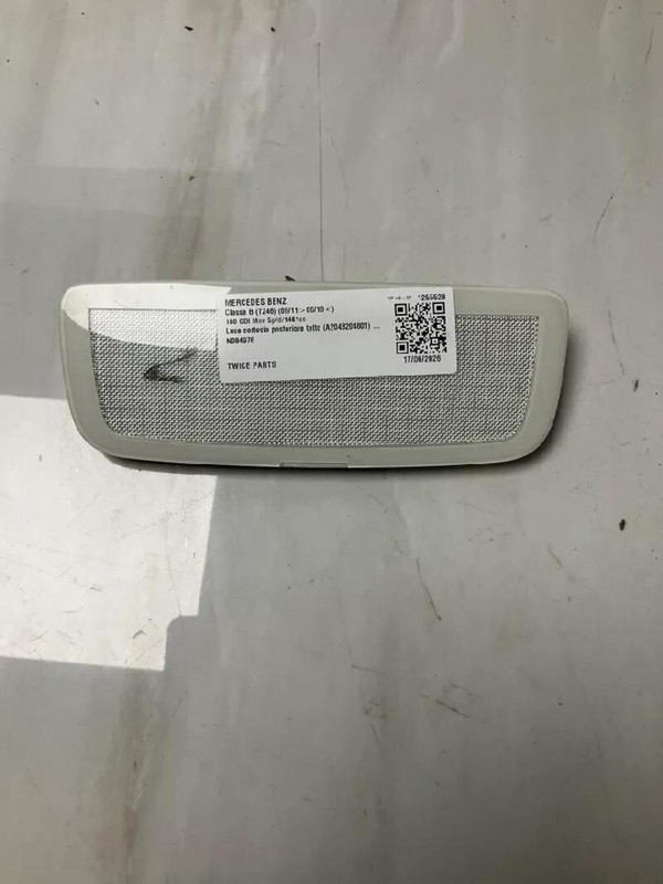 A2048204801 LUCE CORTESIA POSTERIORE TETTO MERCEDES BENZ CLASSE B 180 CDI MNV