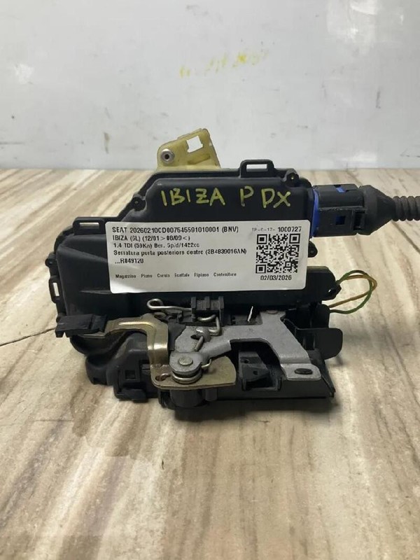 3B4839016AN SERRATURA PORTA POSTERIORE DESTRO SEAT IBIZA (6L) (12/01>08/09<)