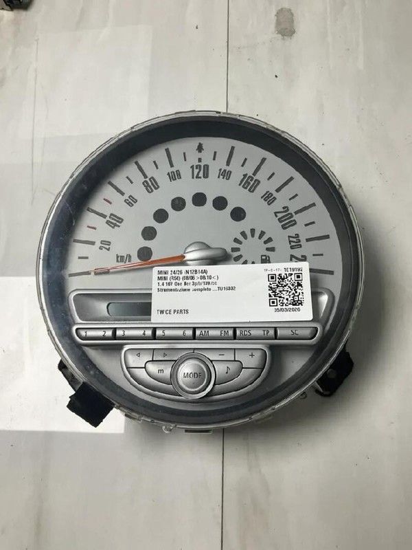 STRUMENTAZIONE COMPLETO MINI (R56) (08/06>08/10<) 1.4 16V ONE BER 3P/B/1397CC