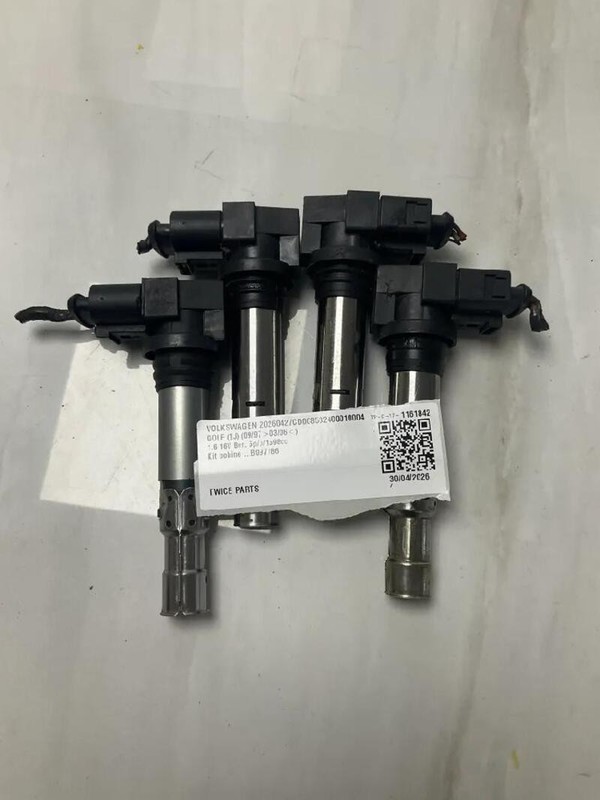 KIT BOBINE VOLKSWAGEN GOLF (1J) (09/97>03/06<) 1.6 16V BER. 5P/B/1598CC