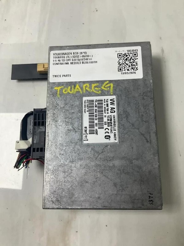 CENTRALINA MODULO BLUETOOTH VOLKSWAGEN TOUAREG (7L) (12/02>05/10<) 7L6035729H