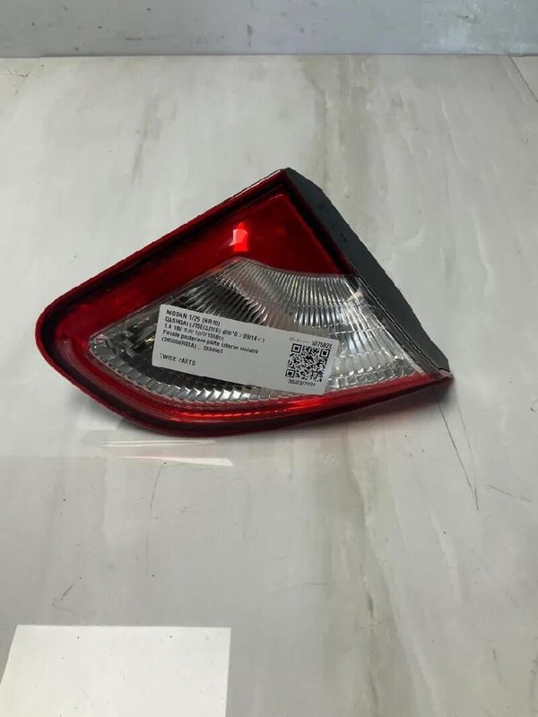 26555BR01A FANALE POSTERIORE PARTE INTERNO SINISTRO NISSAN QASHQAI (J10E/JJ10E)