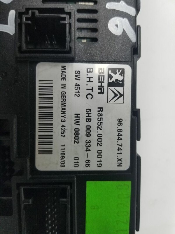 96844741xn Commande Climatisation Pour Peugeot 407 Sr Confort 2004 1138176