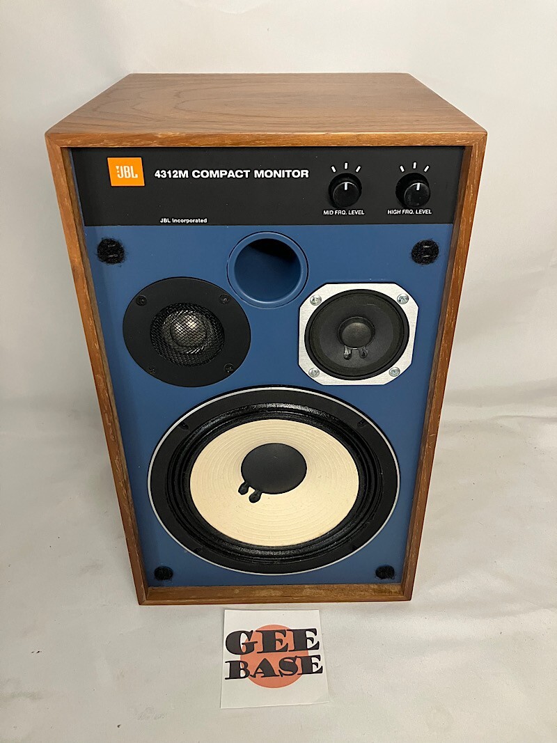 JBL 4312M Compact Monitor スピーカー　ジャンク① JBL 4312M Compact 3 Way LoudSpeaker Speaker Blue Line Harman