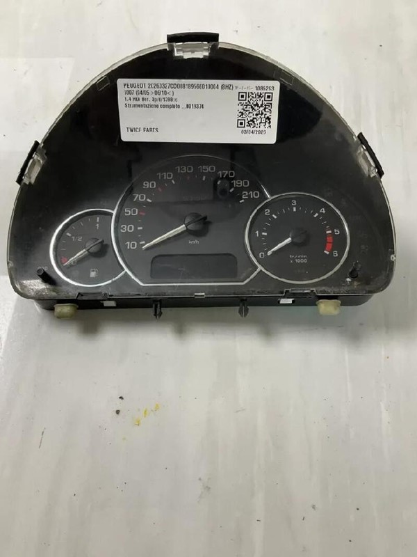 STRUMENTAZIONE COMPLETO PEUGEOT 1007 (04/05>06/10<) 1.4 HDI BER. a2c53106799