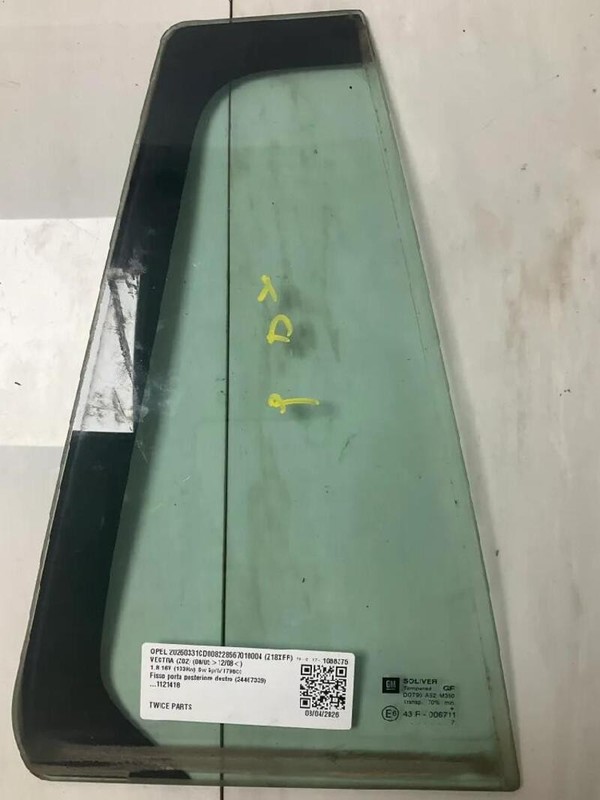 24467339 FISSO PORTA POSTERIORE DESTRO OPEL VECTRA (Z02) (08/05>12/08<) 1.8 16V